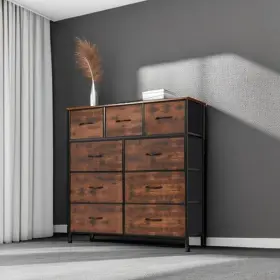 Dumos 445022838829 Dresser For Bedroom Storage Drawers Fabric Tower With 9 #2