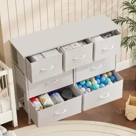 Tt-1031-dre-bai7 Eruule 7-drawer Dresser With Wooden Top Metal Frame For Bedroom And Living Room #2