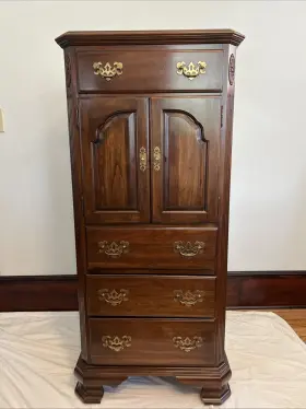 11-5214 Ethan Allen Georgian Court Solid Cherry Lingerie Chest Model Finish 225