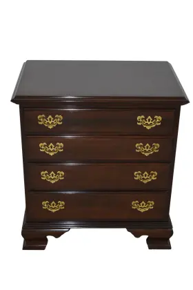 11-5246 Ethan Allen #11-5246 Georgian Court Bedside Chest Cherry Nightstand 4 Drawer 225b