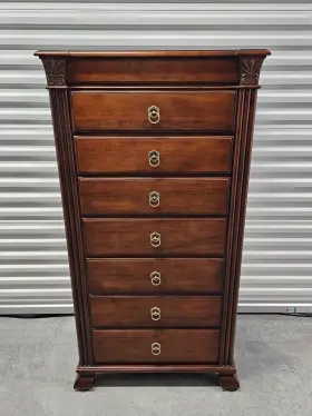29-5424 Ethan Allen #29-5424 British Classics Ginger Tall Chest Item In #260 Cinnabar #3