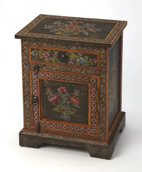 5365290 Eurolux Home Whimsical Hand-painted Accent Chest-butler Specialty