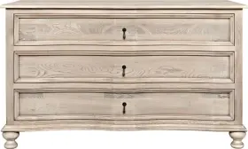 Gdre146vgr Eurolux Home Vintage Gray Chest Traditional 3 Drawer Delight