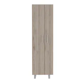 Fm7676mzb Fm Furniture Llc Norway Broom Closet Pantry Five Shelves Double Door Cabinet Four Legs