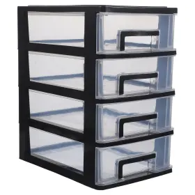 V1y163431lki85w3tq5sq Fomiyes 4-drawer Plastic Storage Cabinet Organizer Clear Stackable Drawers Fo