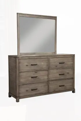 1700-03 Furniture Sydney 6 Drawer Dresser Weathered Grey