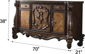 21105 Furniture Versailles Dresser - Cherry Oak #2