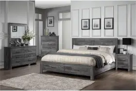 Ac-27325 Furniture Vidalia Dresser In Rustic Gray Oak #2