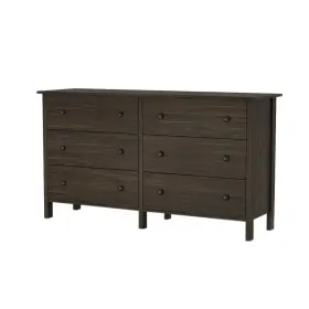 Ynj-19603c24-l Furniture Of America Kerani 6-drawer Wenge Dresser 29.13 Inch H X 52.56 W