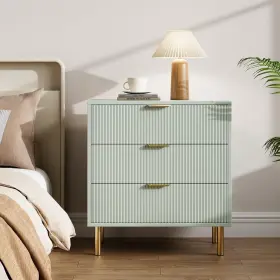 V3sxnrki6-dofs9v9oqj4wczpmq9l Garveehome Green 3 Drawer Dresser For Bedroom Large Nightstand Chest Of Drawers Modern