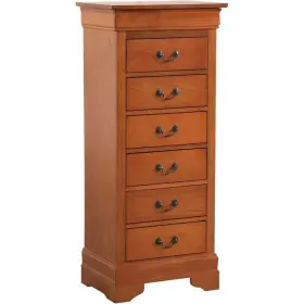 G3160-lc Glory Furniture Louis Phillipe 7 Drawer Lingerie Chest In Oak