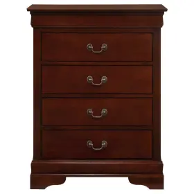 G3100-bc Glory Furniture Louis Phillipe Chest In Cherry Color