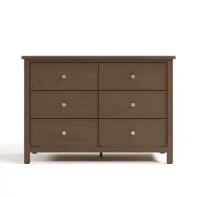 03716-408 Graco Sasha 6 Drawer Dresser - Hazelnut