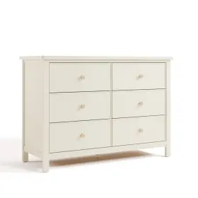03716-40d Graco Sasha 6 Drawer Dresser - Frosted Oat