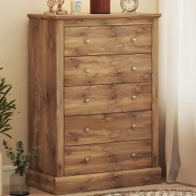 Us83d-028v80bn0131 Homcom Dresser For Bedroom With 5 Drawers 31 Inch Wide Farmhouse Chest Of Us83d-028v80bn0131 Homcom Dresser For Bedroom With 5 Drawers 31 Inch Wide Farmhouse Chest Of