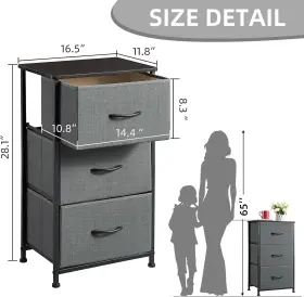 Home Furnishings Limited 313053083068 Bedroom Storage Dresser 3 Drawers With Cabinet Wood Furniture White For Kid Roo #3 Home Furnishings Limited 313053083068 Bedroom Storage Dresser 3 Drawers With Cabinet Wood Furniture White For Kid Roo #3