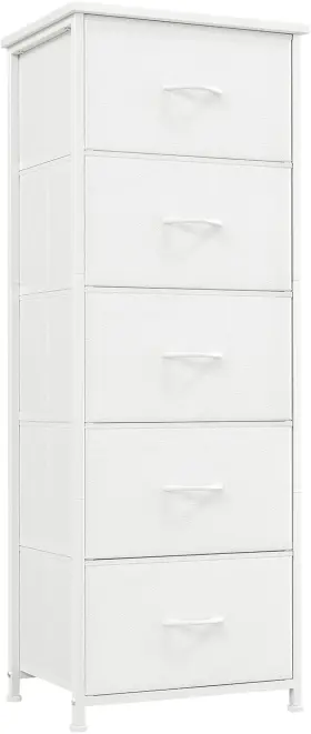Home Furnishings Limited 313089273211 Tall Dresser For Bedroom With 5 Drawers Storage Organizer Chest Of