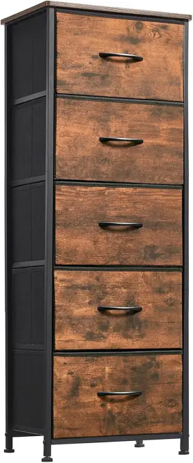 Home Furnishings Limited 445013299226 Tall Dresser For Bedroom 5 Drawer Storage Organizer Chest Of Drawers With Remov Home Furnishings Limited 445013299226 Tall Dresser For Bedroom 5 Drawer Storage Organizer Chest Of Drawers With Remov