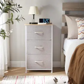 Home Furnishings Limited 445047245244 Small Dresser For Bedroom With 3 Drawers Nightstand Storage Chest Of Wi #2