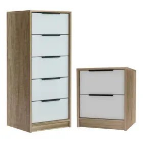 Home Square 195493525465 2-piece Set With 5 Drawer Dresser And 2 Night Stand