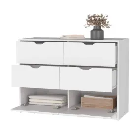 2000518026 Homeroots Dresser 16.26 Inch X42.17 X30.67 White 6 Drawers Durable Heavy Duty Indoor #3