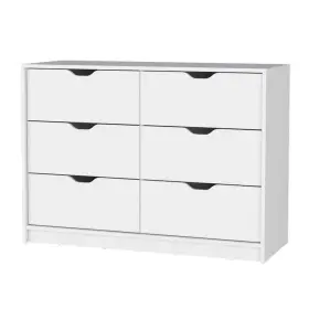 2000518026 Homeroots Dresser 16.26 Inch X42.17 X30.67 White 6 Drawers Durable Heavy Duty Indoor