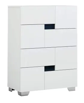6000329642 Homeroots 44 Superb White High Gloss Chest