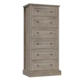 Fpb-231 Homfa 6 Drawer Vertical Dresser Wood Chest Of Drawers Storage Cabinet