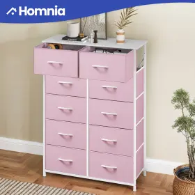 Homnia 197839533349 Chest Of 10 Drawers Bedroom Dresser Pink Fabric Tall Tower Organizer Modern Unit Homnia 197839533349 Chest Of 10 Drawers Bedroom Dresser Pink Fabric Tall Tower Organizer Modern Unit