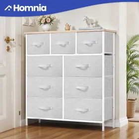 Beyshkj3xp Homnia Chest Of 9 Drawers Dresser Gray Fabric Cabinet Storage Bedroom Organizer Closet Beyshkj3xp Homnia Chest Of 9 Drawers Dresser Gray Fabric Cabinet Storage Bedroom Organizer Closet