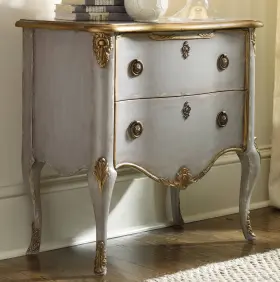 500-50-887 Hooker Furniture 30 Inch W Two Drawer Vintage French - Grey