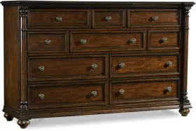 5381-90002 Hooker Furniture Leesburg 68 Inch W Southern Grand - Wood