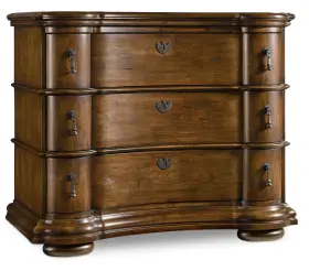 5447-90017 Hooker Furniture Archivist 38 Inch W Bachelor Chest Style - Pecky Pecan