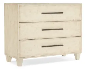 628-85652-05 Hooker Furniture 628-85652 Melange 42 Inch W 3 Drawer Maple Veneer - Textured Creme /