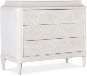 7228-85082-02 Hooker Furniture Argyle 42 Inch W 3 Drawer Mango Dresser - White