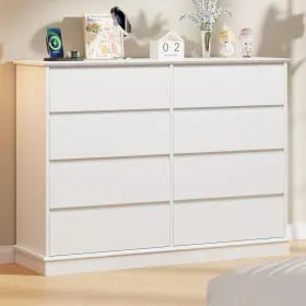 Idealhouse 1yw-ypbjqasiuezf-o51fi-2nc8na 8 Drawer Dresser 51 Inch Wide Storage Organizer Chest Of Drawers For