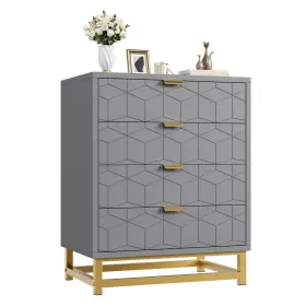 Ti4odrfenilb0x3mr41pgwrylwc9 Idealhouse Dresser For Bedroom 4 Drawer With Metal Legs Wood Dressers Chest Or
