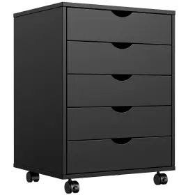Hdg-5c Idle Way 5-layer Drawer Chest Storage Organizer -wood Mobile File Cabinet With Wheels Hdg-5c Idle Way 5-layer Drawer Chest Storage Organizer -wood Mobile File Cabinet With Wheels