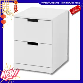 Mtguiikea2024 Ikea New Nordli 2-drawer Chest 15 3/4x21 1/4 Inch White Freeship