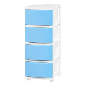 380024 Iris Ohyama Usa Plastic Drawer Storage Organizer 4-drawers For Classroom Art Suppl