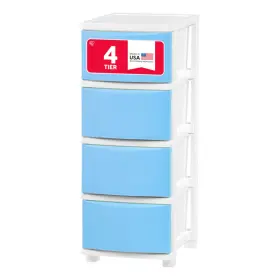 Iris Usa B0b57snsxf Plastic Drawer Storage Organizer 4-drawers For Classroom Art Supplies