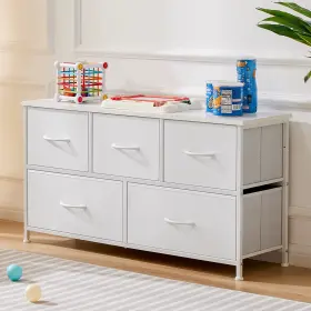 Jhk 313036564515 Living Room Display Cabinet Layers With 5 Fabric Drawers Wardrobe Steel Fram