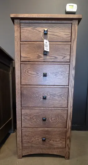 Jra2309-s Kascade 6 Drawer Lingerie Chest Oak Fc-n3031 Tawny Stain