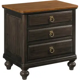 Kincaid 487420b Furniture Nightstand Solid Wood Rustic Bedroom Bedside Table Elegant