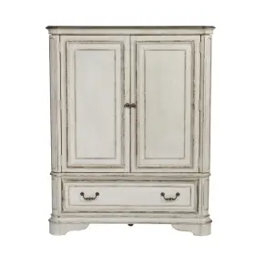 244-br42 Liberty Furniture Magnolia Manor Door Chest In Antique White