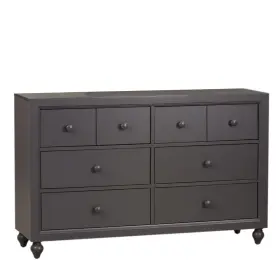 423-br30 Liberty Furniture Cottage View 6 Drawer Dresser In Dark Gray