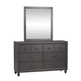 Liberty Furniture Industries Inc. 423-ybr-dm Cottage View Dresser And Mirror In Dark Gray