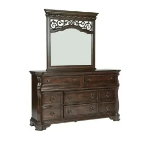 Liberty Furniture Industries Inc. 575-br-dm Arbor Place Dresser And Mirror In Brownstone