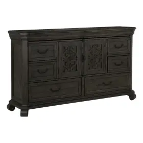 B2491-20 Magnussen Home Bellamy Peppercorn Drawer Dresser