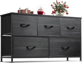 Mag-rdd-klb-6101 Magshion 5-tier Drawers Dresser Fabric Chest Of Organizer Storage Bedroom Cabinet